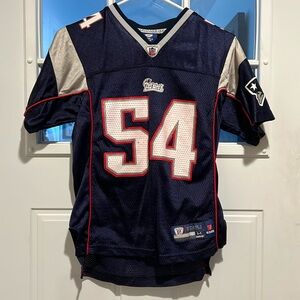 Reebok NFL Onfield New England Patriots #54 Brusch Football Jersey
